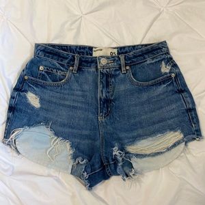 Denim shorts